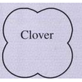 8" x 8" Clover Shape Hand Fan W/ Handle